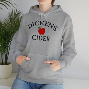 Unisex Funny Dickens Cider Adult Comedy Hoodie Hooded Sweatshirt