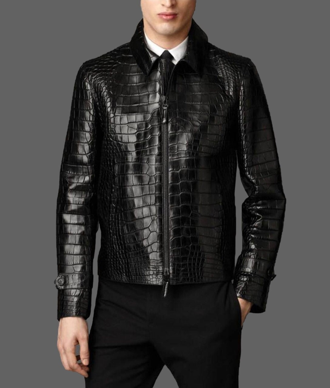 Alligator Jacket Etsy Singapore