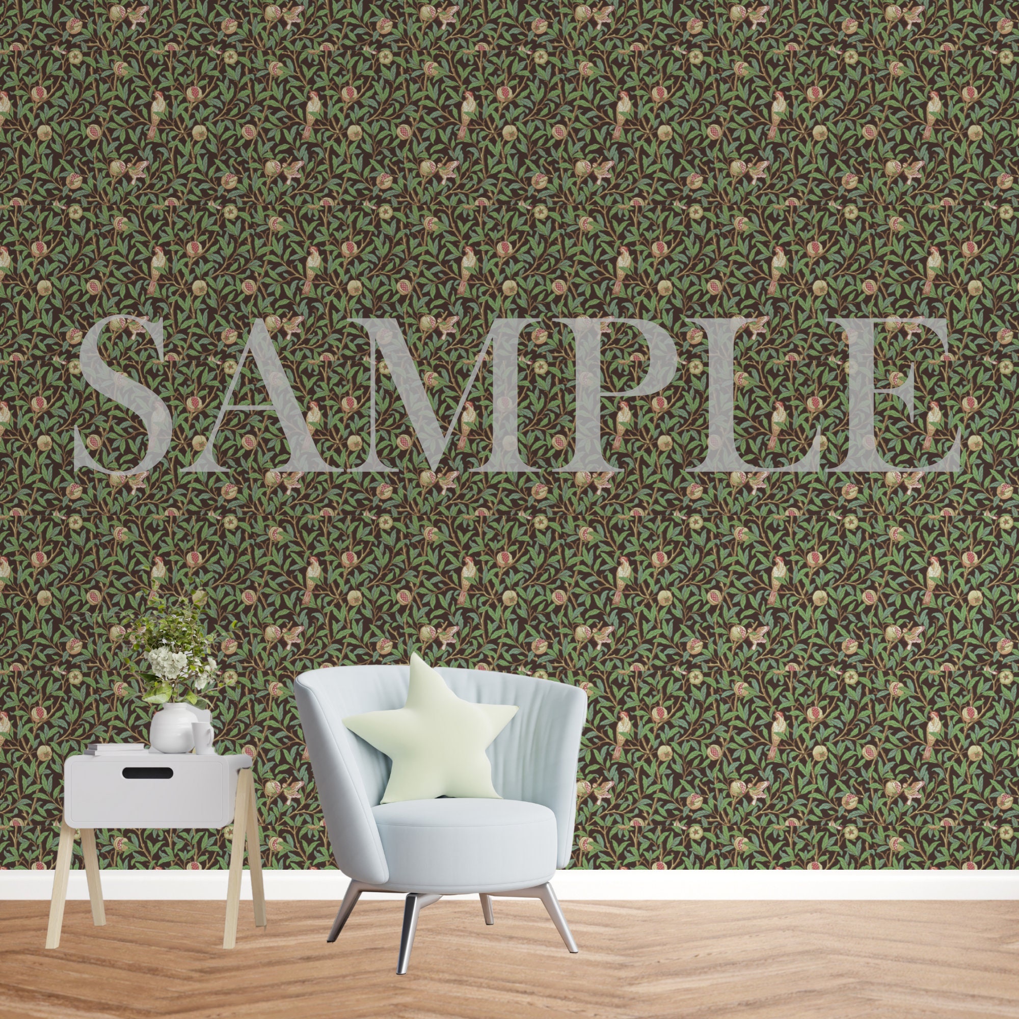 Victorian Printable Wallpaper Dollhouse Decorating, Digital Download