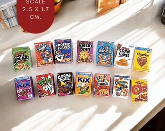 Casa Delle Bambole Miniatura Imballaggio Foglio Di 6 Shreddies - Foto 7