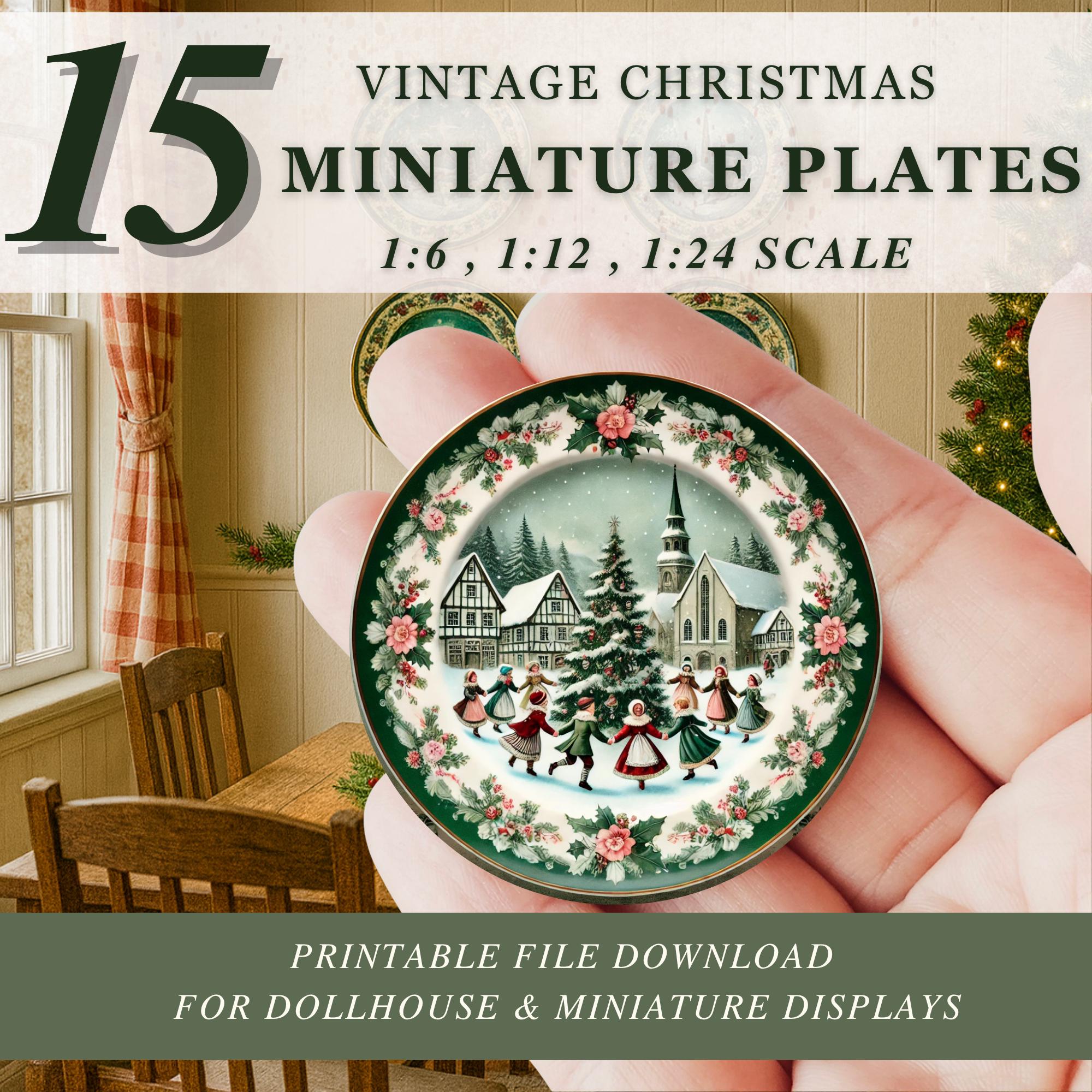 Vintage Christmas Plates - Etsy