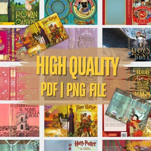 Dollhouse Miniature Printable Book Covers, 42x Children Booktok Books ...