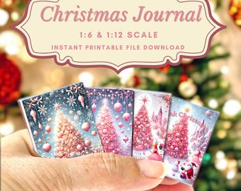 Christmas Miniature Books Printable : Dollhouse Books PDF (Digital Download)