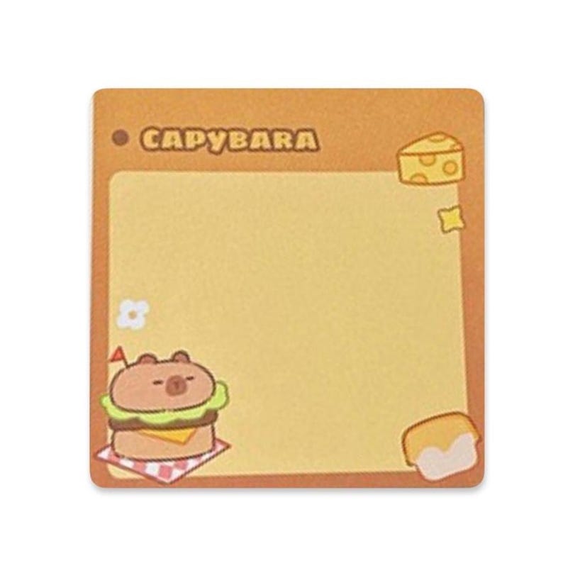 3 Cute Capybara Memo Pads - Etsy