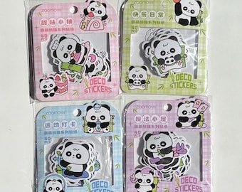 Panda Stickers | Laptop Stickers | Scrapbooking Stickers