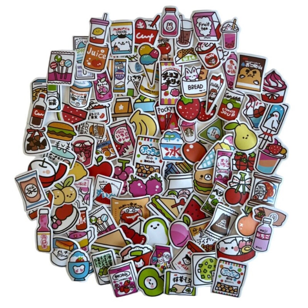Asian Snacks Stickers | Food Stickers | Laptop Stickers | Scrapbooking ...