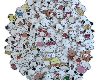 Cute White Dog Stickers | Animal Stickers | Laptop Stickers | Scrapbooking Stickers