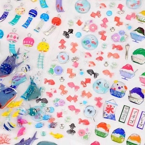 Adesivos 3D rígidos temáticos do Japão | Adesivos para scrapbooking | Adesivos para diário | Adesivos decorativos fofos