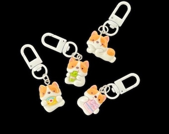 Small Corgi Keychain | Keyring | Keycharm | Bag Charm