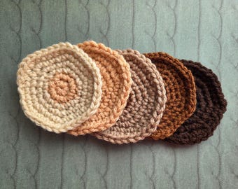 Crochet Boob/Chest Coasters