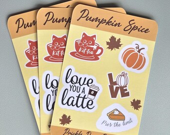 Pumpkin Spice Stickers