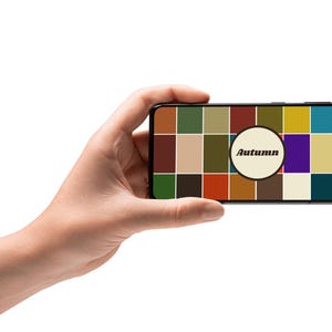 AUTUMN Seasonal Colour Analysis Digital Swatch, 4 Seasons Colour Palette, Personal Colour Guide, Digital Colour Tool