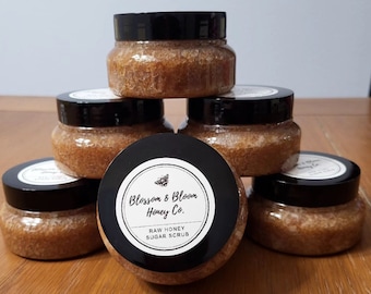 Raw Honey Sugar Scrub - Exfoliating and Moisturizing