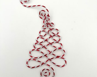 Christmas tree decoration, color red-diamond