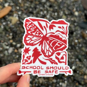 Abolish Ice Schools Should Be Safe Sticker