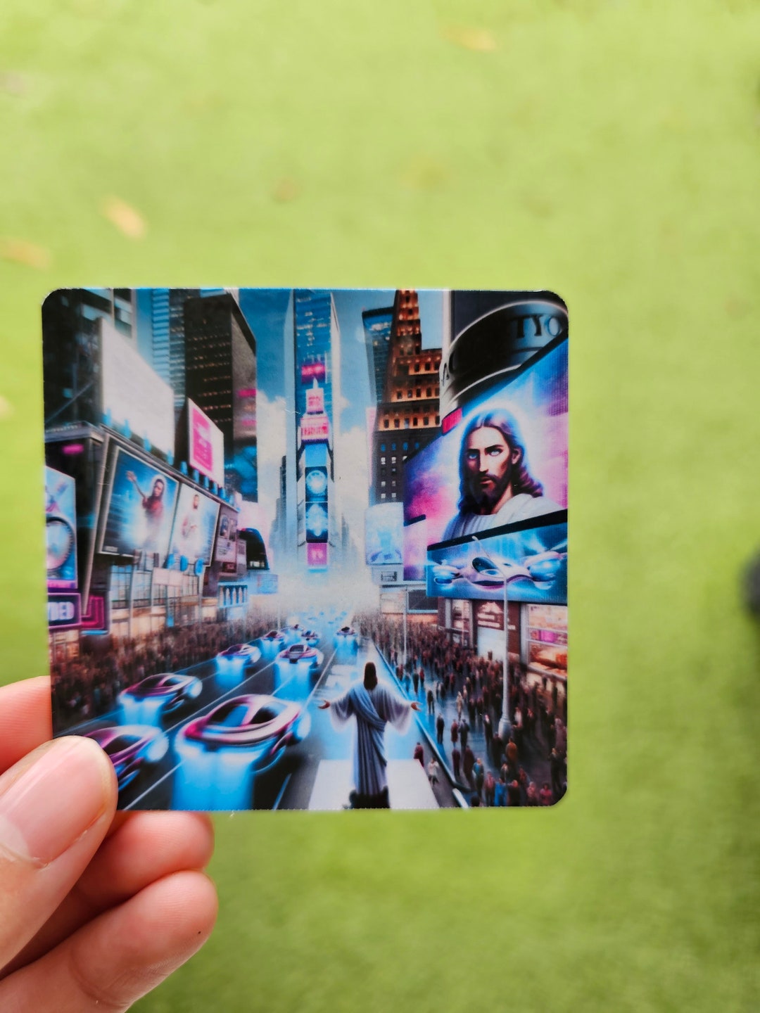 Vinyl Sticker of Jesus Christ's Future Appearance in Times Etsy