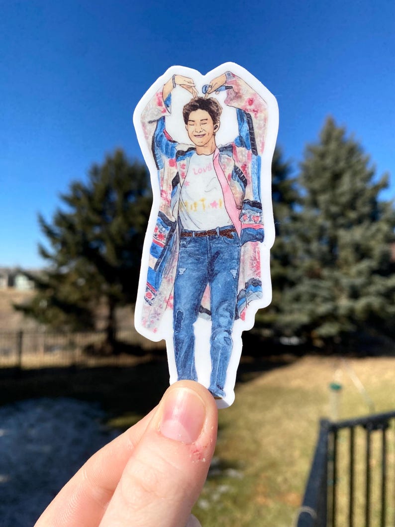 Tunic Sticker BTS RM Love Sticker: Waterproof Vinyl - Etsy