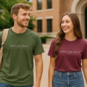 Love Like Jesus Comfort Colors T-shirt, Christian Graphic Tee, Religious Shirt, Inspirational Apparel, Unisex Top