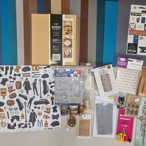 Teal Memories Crafting Printables Kit, Digital Paper Mega Kit, Vintage  Ephemera Sheets, Scrapbooking Supplies Kit 002320 