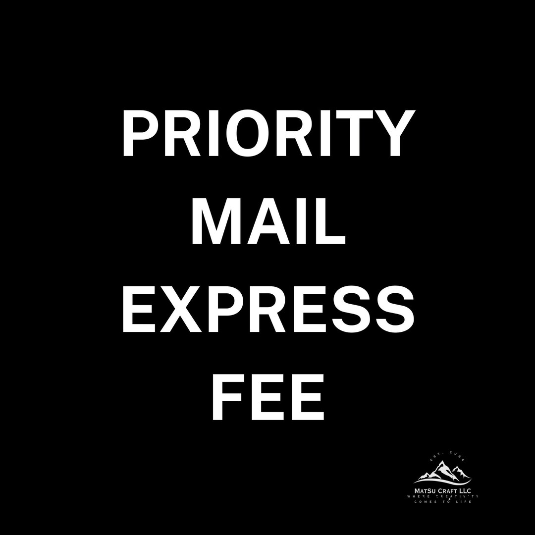 Priority Mail Express Fee - Etsy