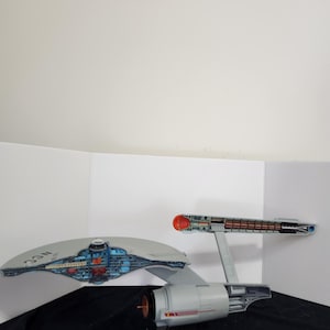 Enterprise starship cutaway fully assembled airbrushed and ready to display (21 inches in length)