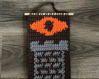 Seeing Eye Crochet Tapestry