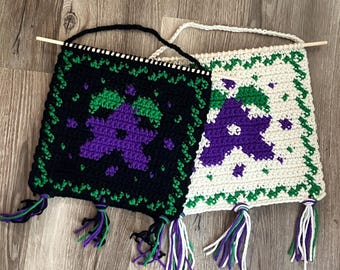 Stardew Valley Stardrop Inspired Crochet Tapestry (SMALL)