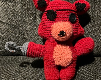 Crochet Five Nights at Freddy's Plush *Foxy*