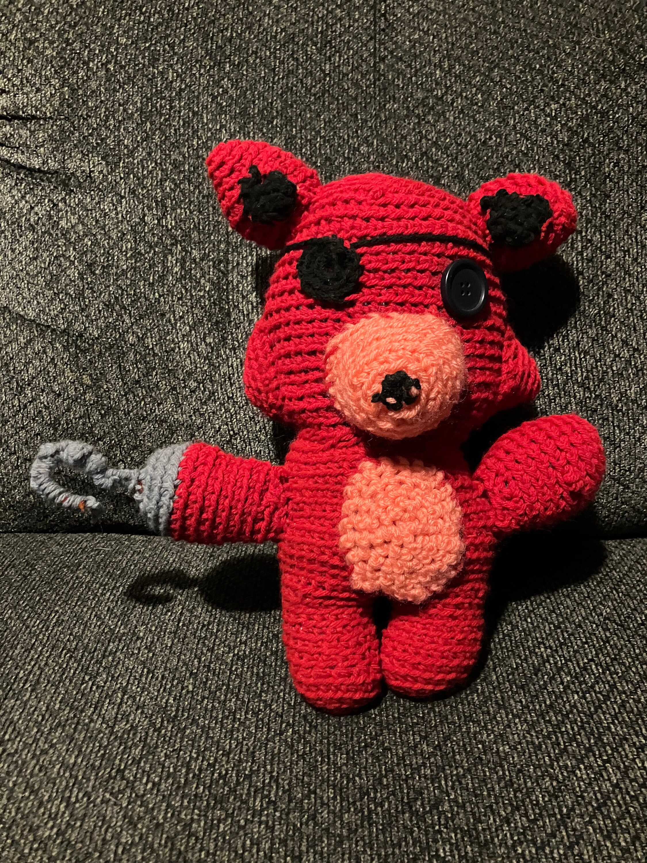 Crochet Five Nights at Freddy's Plush foxy - Etsy