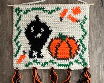 Stardew Valley Spirit’s Eve Inspired Crochet Tapestry