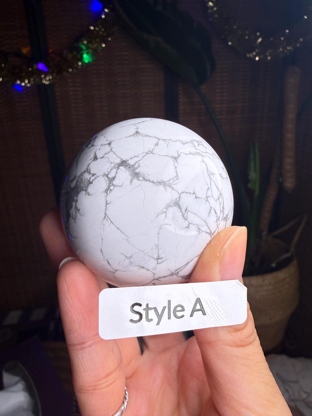Gorgeous Calming Howlite Sphere - Etsy