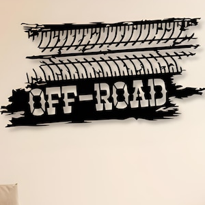 Off Road Tire Track SVG DXF, Laser Plasma Cricut Cut File