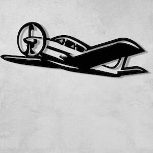 Plane Svg Dxf Files , Laser Cut Aeroplane Plane Aircraft Wall Decor Cut File For Cnc Laser Plasma Cricut Glowforge