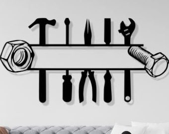 Tools Wall Art SVG, Laser Cut Files (Digital Download)