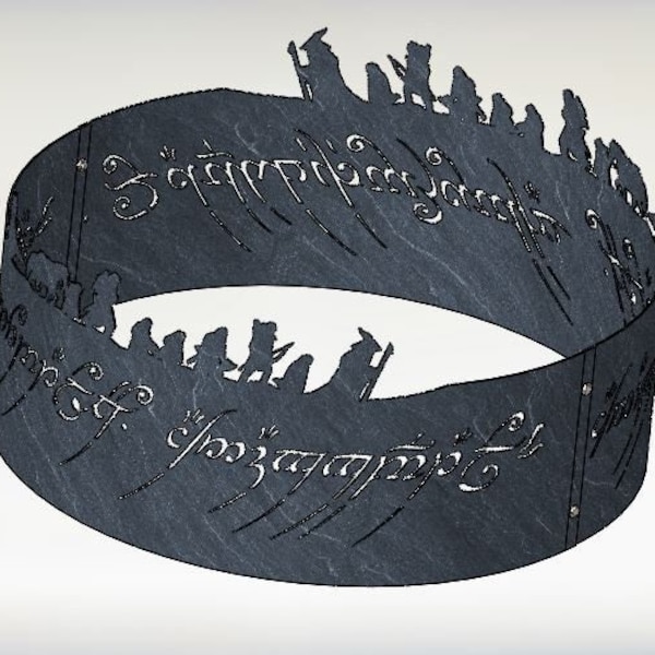 Fire Ring Dxf Svg Files , Lotr ,Firepit , Fire , Area Ring Metal Cut File For Cnc Laser or Plasma