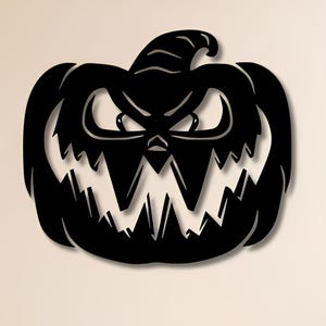 Pumpkin SVG, Laser Cut Halloween Wall Art (Digital Download)