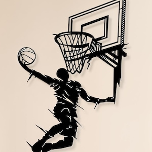 Basketball Svg Dxf Files Laser Cut File Hoop Basket Cut File For Cnc Laser Plasma Cricut Glowforge Xtool