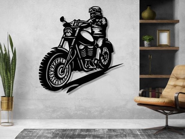 Rider Svg Dxf Png Files , Laser Cut File , Motorcycle Adventure ...