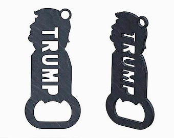 Trump Flaschenöffner SVG Dxf Dateien Keychain Trump Design Cut-Datei für Cnc-Laser-Plasma
