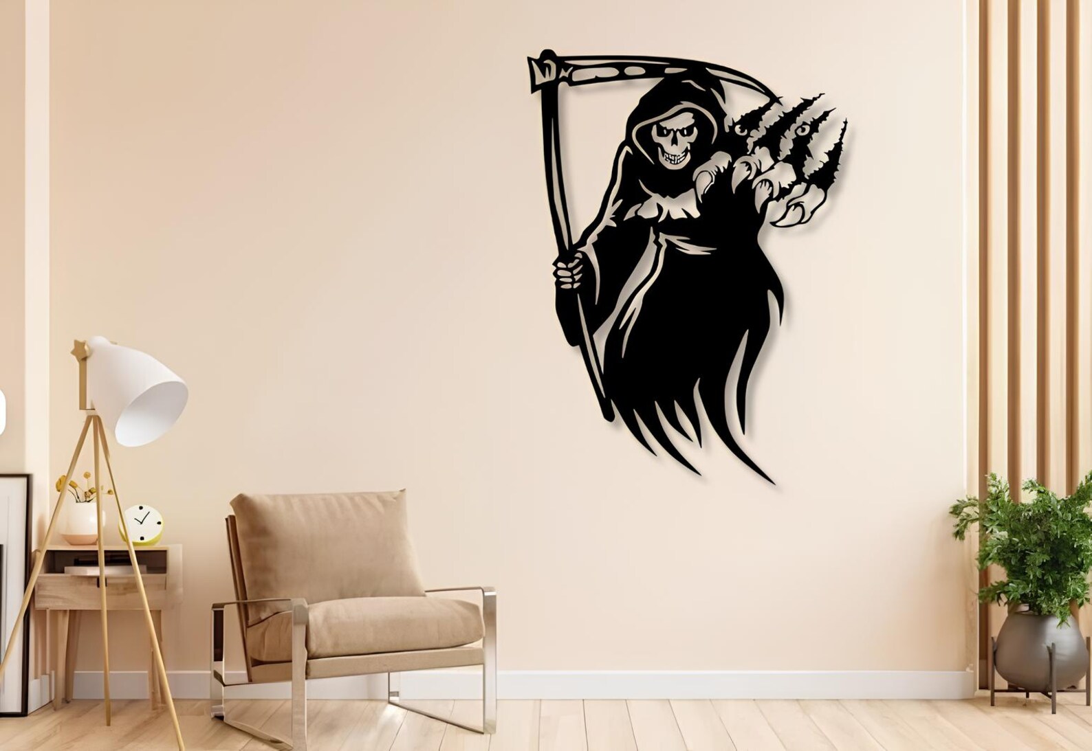 Grim Reaper Svg Dxf Png Files , Laser Cut File , Ghost , Horror ...