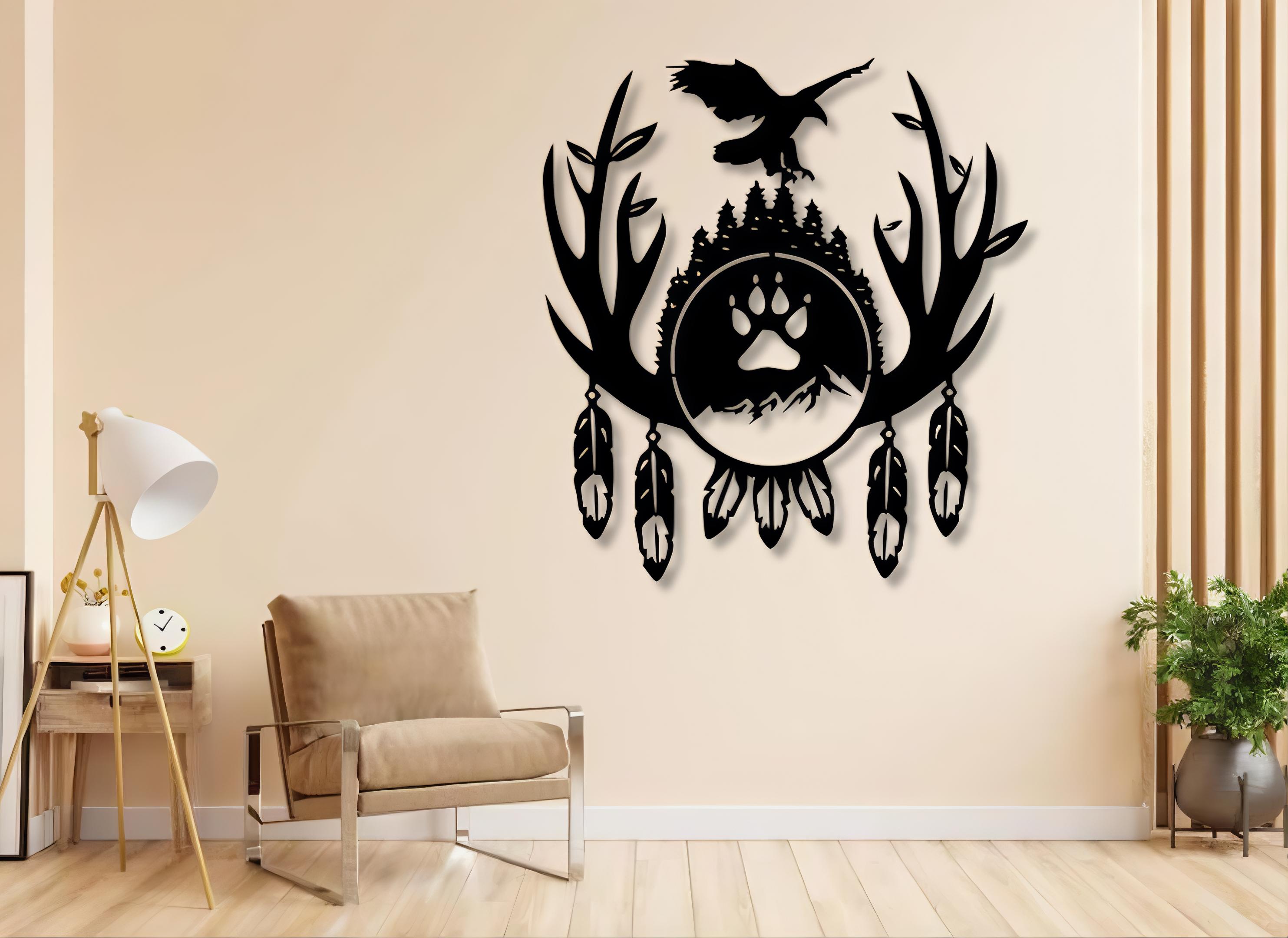 Wild Nature SVG DXF Files: Laser Cut Eagle, Bear, Deer - Etsy