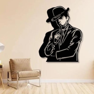 Spy Svg Dxf Files , Laser Cutting , Spy Detective  Commisioner Police Metal Plywood Tshirt Print File For Cnc Laser Plasma Glowforge Cricut