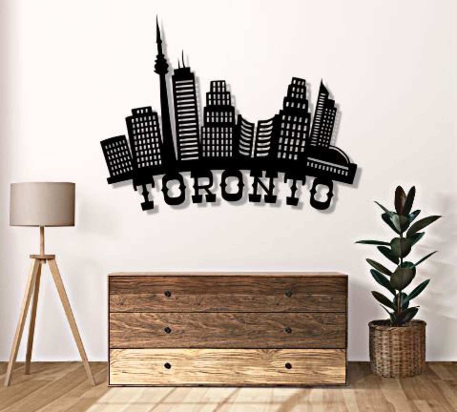 Toronto Skyline SVG DXF PNG, Laser Cut File - Etsy Canada