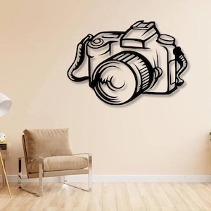Photo Machine Svg Dxf Files , Laser Cut File , Photomaker Photoprapher Photo Wall Decor For Cnc Laser Plasma Cricut Glowforge