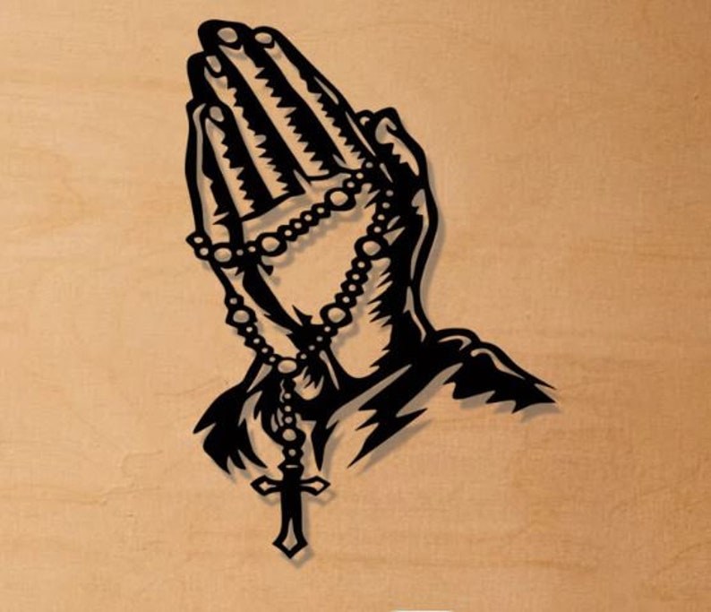 Pyaying Hand Cd R Dxf File Praying Hands SVG DXF, Christian Laser Cut File - Etsy Australia
