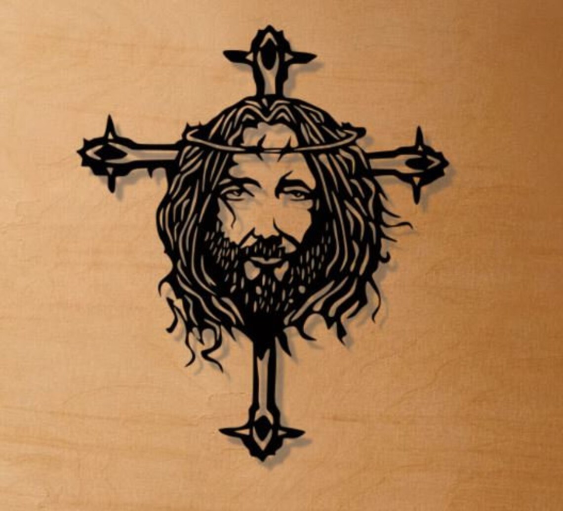 Jesus Cross Svg Dxf Files , Laser Cutting , Old , Cross , Crucifix