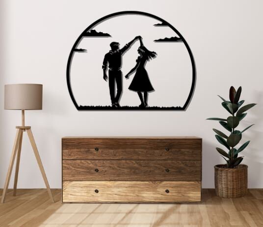 Love Svg Dxf Png Files , Dance , Couple , Valentines , Cut or Print For Cnc Laser Glowforge Cricut Plasma