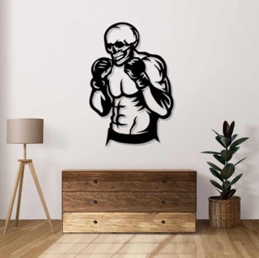 Simple Boxer Dxf Boxer Svg Dxf Files Boxing Sport Power Laser Cut File for Cnc Laser ...