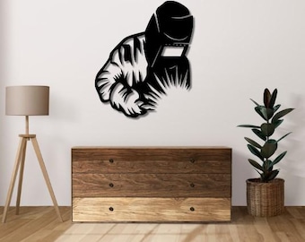 Arte mural para soldadores, archivos de corte láser CNC (SVG, DXF)