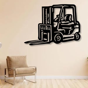 Forklift Svg Dxf Files , Laser Cut File , Forklift Work Machine Fabrica Production For Cnc Laser Plasma Cricut Glowforge